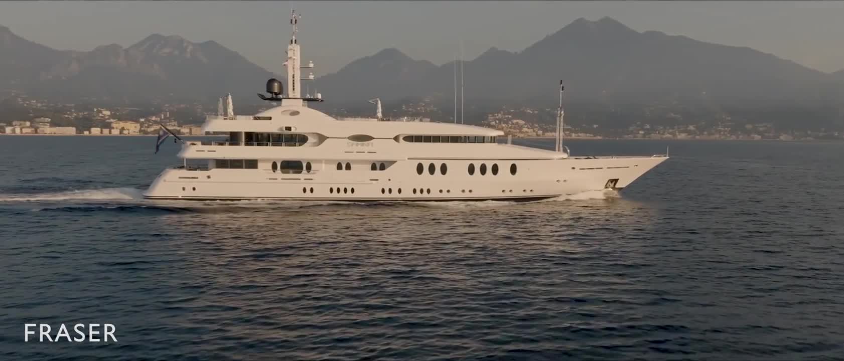 Presentation showcasing SAMIRA a 180ft (55m) luxury motor yacht for Charter available with Fraser Yachts, built by AMELS in 2003