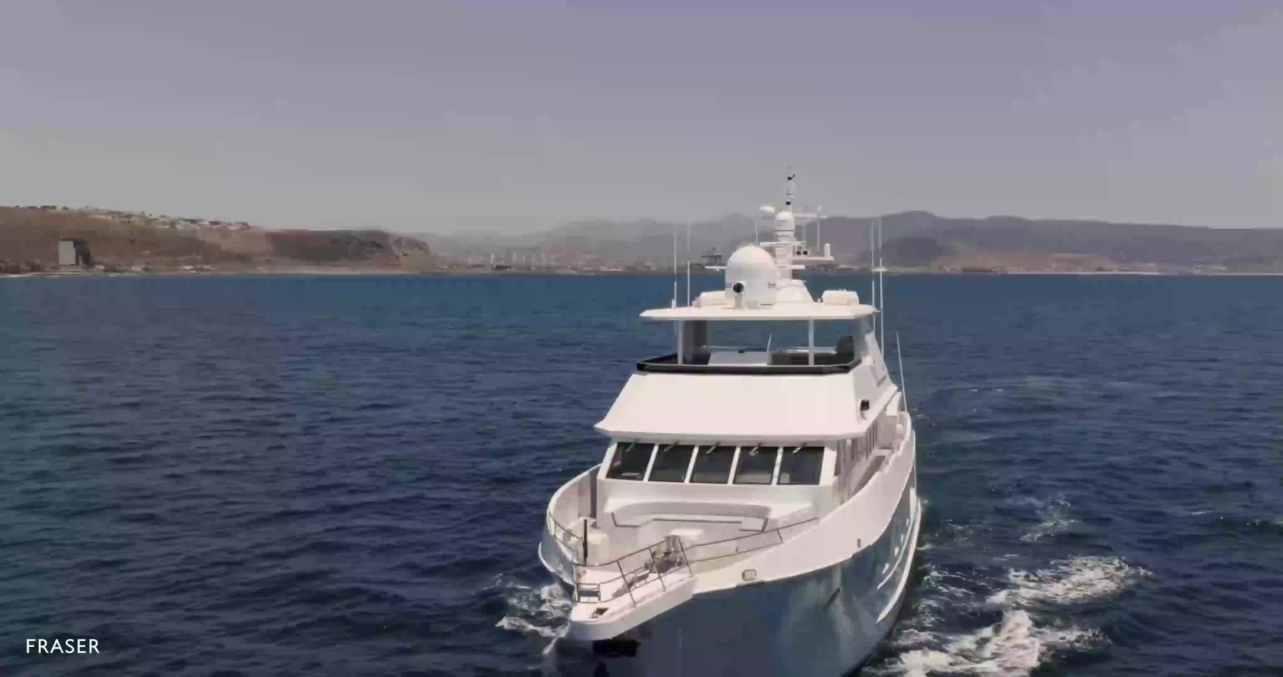 Presentation showcasing HARDHOME a 108ft (32.92m) luxury motor yacht for Sale available with Fraser Yachts, built by ALBIN ENGINEERING in 1974